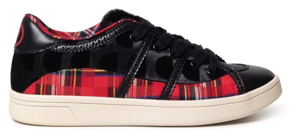 Desigual fekete tornacipő Shoes Cosmic Tartan – 38 – Desigual✅