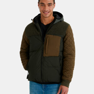 Desigual Férfi téli kabát  khaki Fernando - XL - Desigual✅