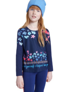 Desigual Lány gyerek póló kék  TS - 122-128 - Desigual✅