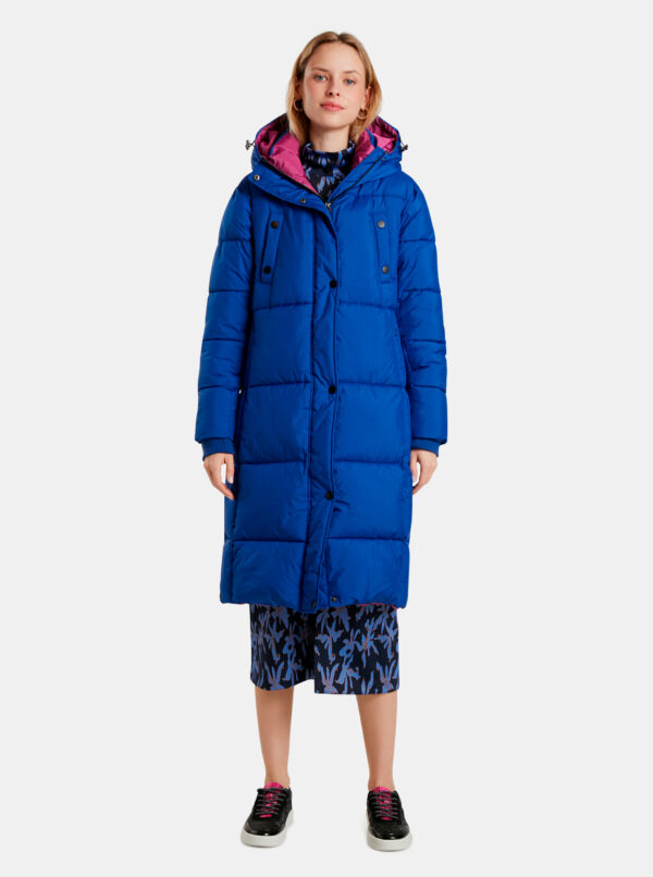 Desigual Nôi kabát  kék Corea – XL – Desigual✅