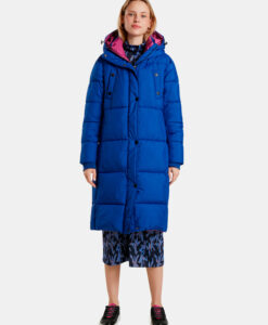 Desigual Nôi kabát  kék Corea - XL - Desigual✅