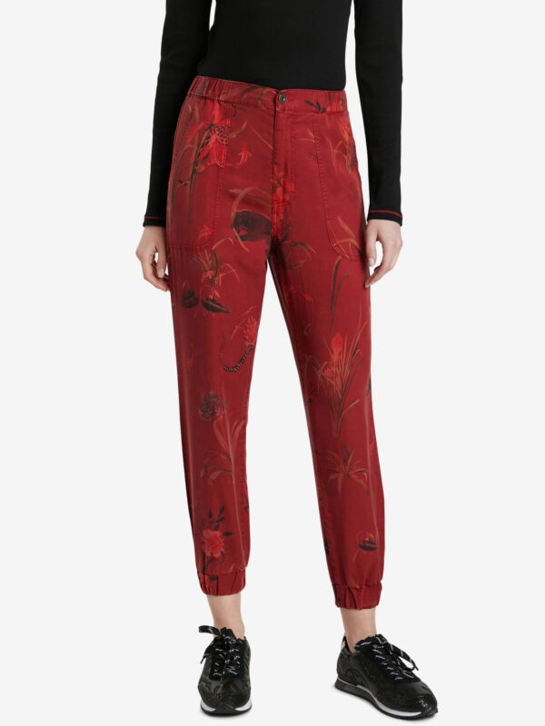 Desigual Nôi nadrágok  piros  Kalhoty - XS - Desigual✅