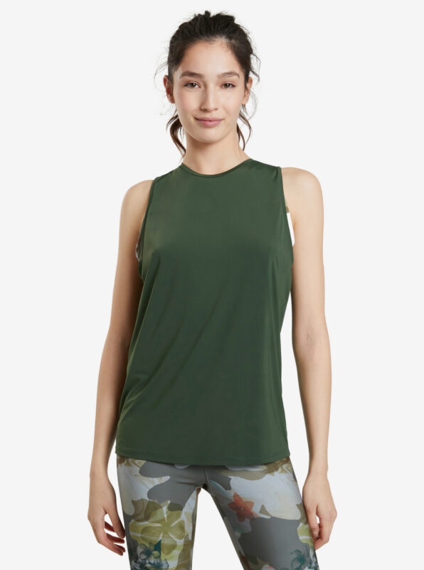 Desigual Nôi sport top khaki Jan - XL - Desigual✅