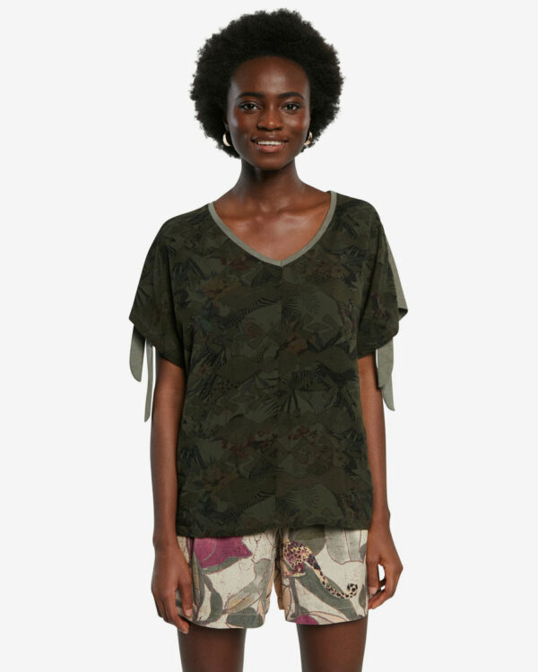 Desigual zöld blúz Staten Island - S - Desigual✅