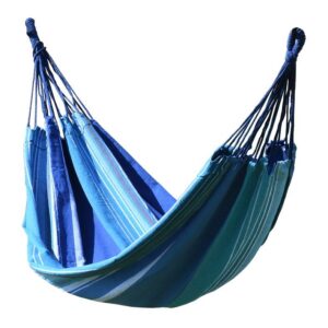 Ringató hálózat  ülés Cattara Textiles 200x100cm kék-fehér