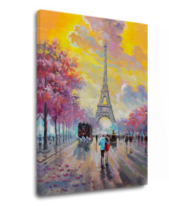 Vászonkép SÉTA PÁRIZSBAN   (Vászonkép kollekció LIPA)