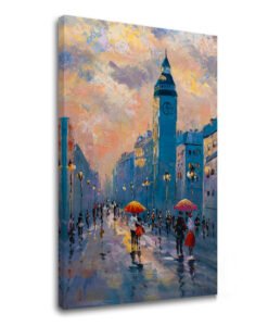 Vászonkép SÉTA A VÁROSBAN   (Vászonkép kollekció LIPA)