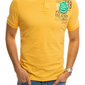 sárga póló nyomtatással✅ - Basic