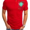 piros póló nyomtatással✅ - Basic
