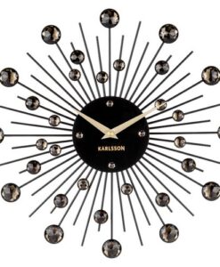 Karlsson 4860BK dizájner falióra