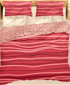 Pamut ágyneműAKACIA red 2 részes 140x200cm