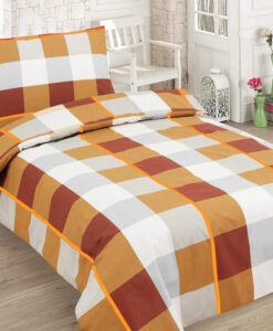 Pamut ágynemű BLANCA ORANGE 3 részes 140X200cm