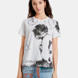 Desigual fehér póló Mickey - XXL - Desigual✅