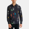 Desigual fekete férfi ing Met - XL - Desigual✅