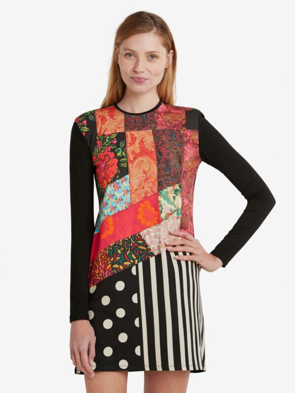 Desigual fekete ruha Vest Ybore - L - Desigual✅