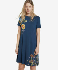 Desigual kék ruha Vest Las Vegas - XS - Desigual✅