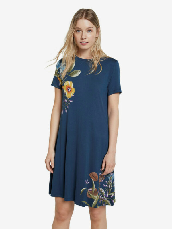 Desigual kék ruha Vest Las Vegas - XS - Desigual✅