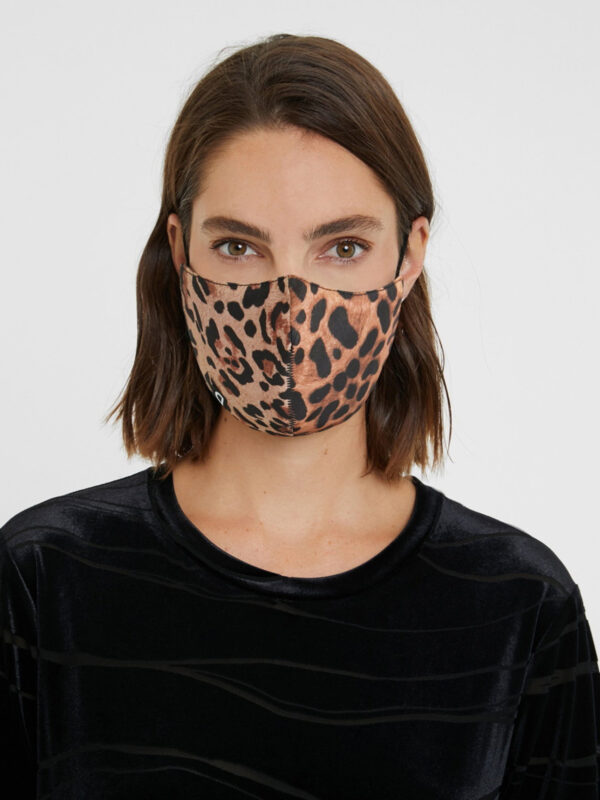Desigual kétoldalas Leopard maszk  – ONE SIZE – Desigual✅