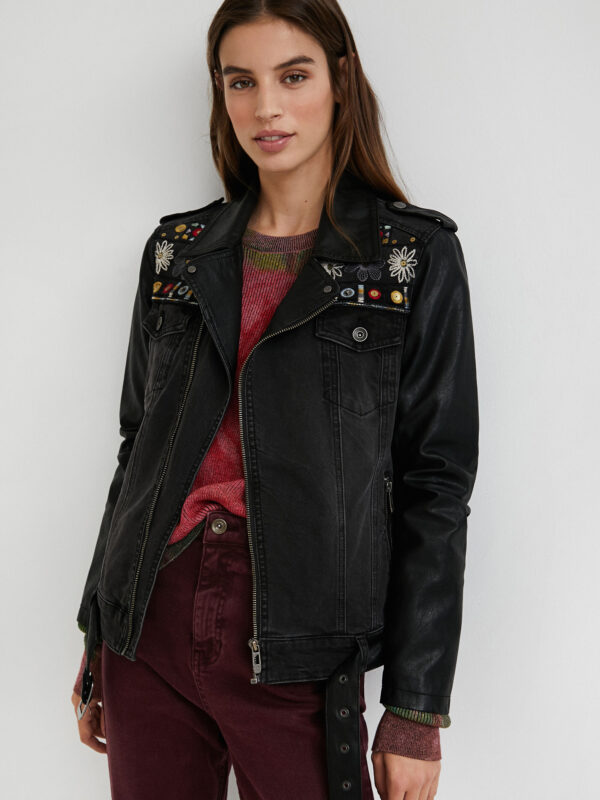 Desigual Nôi farmer dzseki  fekete Merx - 46 - Desigual✅