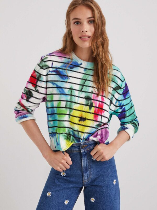 Desigual Nôi szvetter fehér  Hipolita – XL – Desigual✅