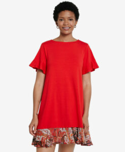 Desigual piros ruha Vest Kali - S - Desigual✅