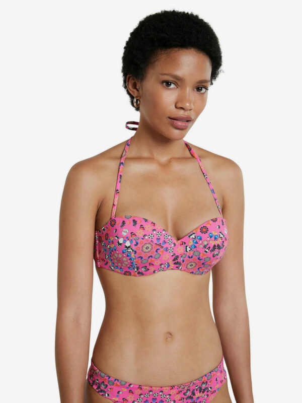 Desigual rózsaszín  felső rész fürdőruha Biki Bahamas - S - Desigual✅