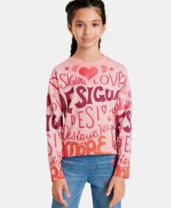 Desigual rózsaszín  lányos póló Girl - 122-128 - Desigual✅