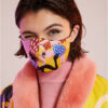Desigual színes maszk El Beso - ONE SIZE - Desigual✅