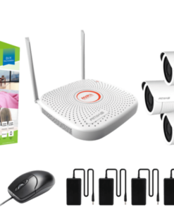 Amiko WiFi Kit 6900 - 6 kamerás WiFi videórendszer rögzítővel✅gél lakk