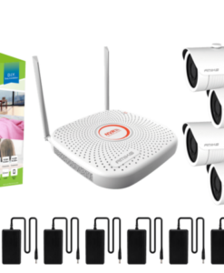 Amiko WiFi Kit 8900 - 8 kamerás WIFI videórendszer rögzítővel✅gél lakk