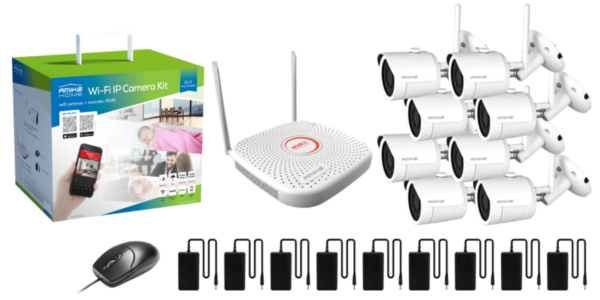 Amiko WiFi Kit 8900 - 8 kamerás WIFI videórendszer rögzítővel✅gél lakk