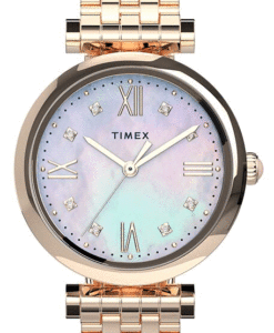 TIMEX Parisienne 28mm Stainless Steel Bracelet Watch TW2T78800