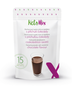 Koktél ízesítő – csokoládé - vegán – 45 g - Proteindús ételek KETOMIX
