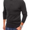 Klasszikus antracit férfi pulóver✅ -