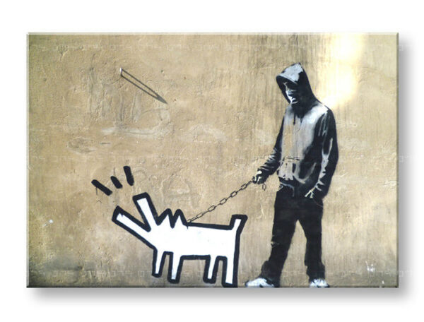 Vászonkép Street Art - Banksy  (modern vászonképek)