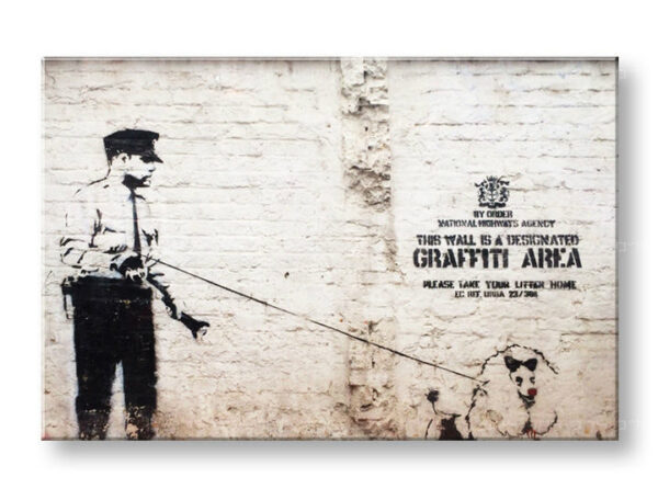 Vászonkép Street Art - Banksy  (modern vászonképek)