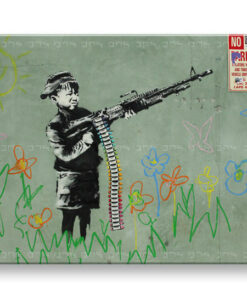 Vászonkép Street Art - Banksy  (modern vászonképek)