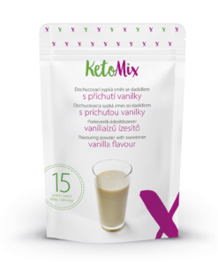 Koktél ízesítő – vanília - vegán – 45 g - Proteindús ételek KETOMIX