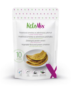 Protein omlett - zöldségízű - Proteindús ételek KETOMIX