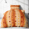 Pamut ágynemű NELIA ORANGE 2 részes 140X200cm