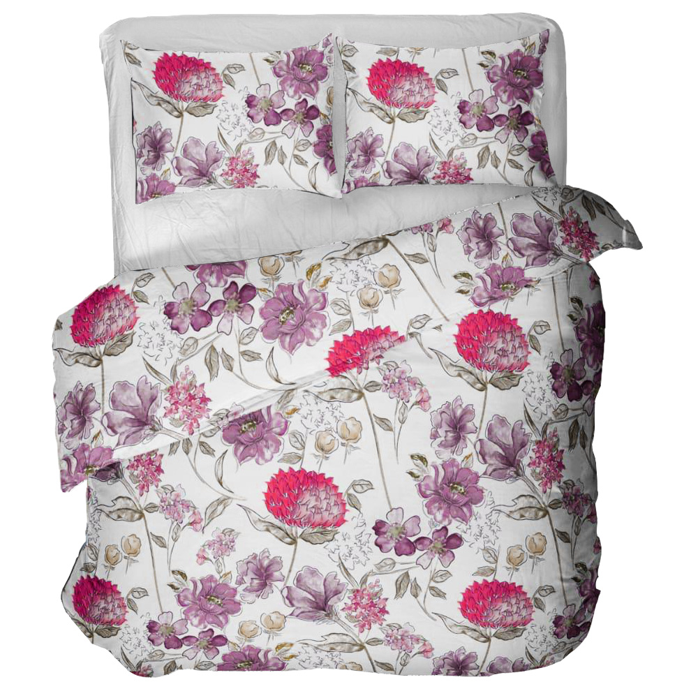 Pamut ágynemű SENA FLOWERS 2 részes 140X200cm