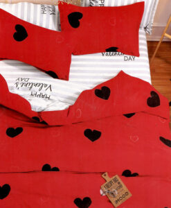 Pamut ágynemű HEART 07 RED 140X200cm