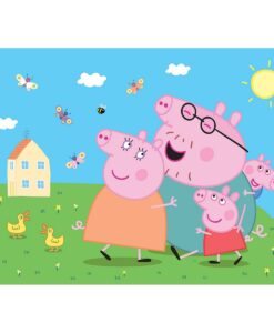 Peppa Pig gyermek fotótapéta 252 x 182 cm