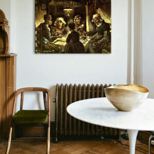Vászonkép Vincent van Gogh - Krumplievők (reprodukcie obrazov)