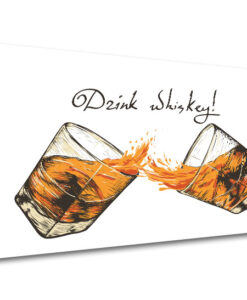 Vászonkép szöveggel Drink whiskey (modern vászonképek)