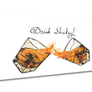 Vászonkép szöveggel Drink whiskey (modern vászonképek)