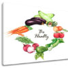 Vászonkép szöveggel Be healthy (modern vászonképek szöveggel)