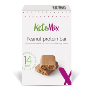 Mogyorós fehérjeszelet 14 x 40 g - Proteindús ételek KETOMIX