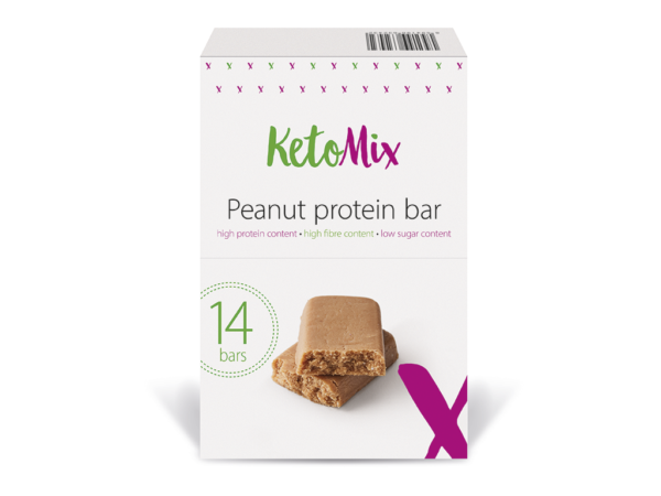 Mogyorós fehérjeszelet 14 x 40 g - Proteindús ételek KETOMIX