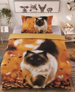 3D ágyneműhuzat 140x200 + 70x90 - Őszi séta